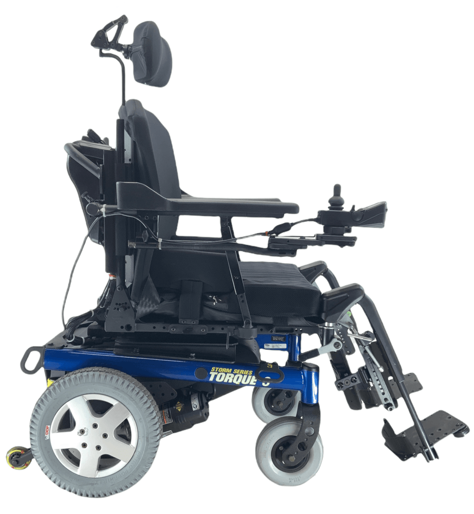 Like-New Invacare Storm Series Torque 3 Rehab Power Chair | 22 x 19 Seat | Tilt, Recline-Mobility Equipment for Less
