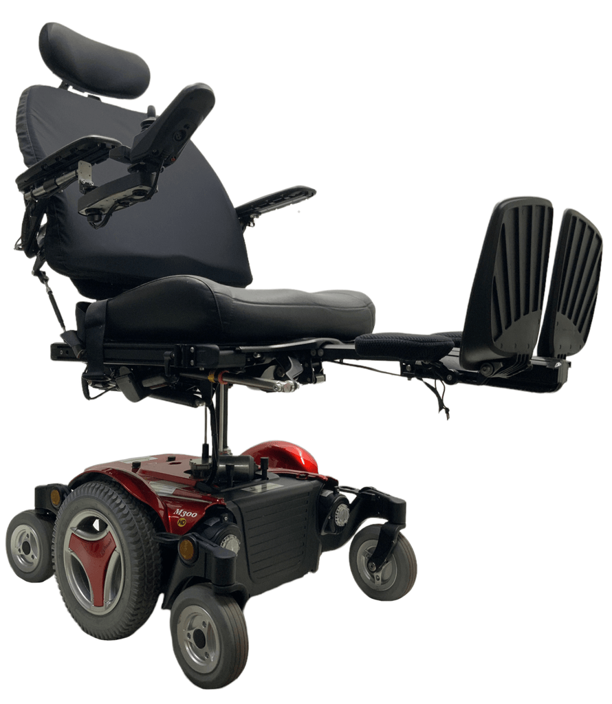 permobil m300 hd heavy duty red power wheelchair functions
