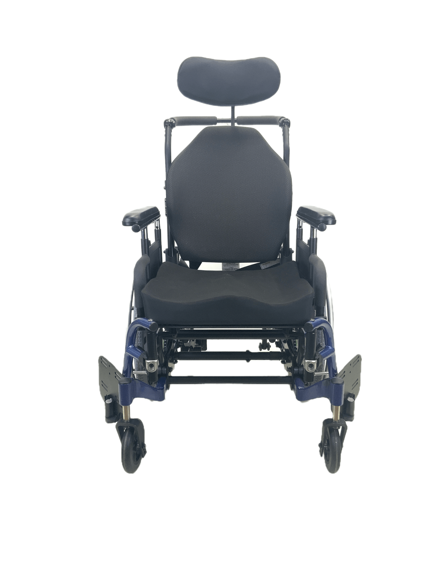 Like New Quickie Iris Tilt-In-Space Manual Wheelchair | 18" x 18" Seat | Seat Belt, Swing-Away Leg Rests, Contoured Backrest, Height Adjustable Push Handles-Mobility Equipment for Less