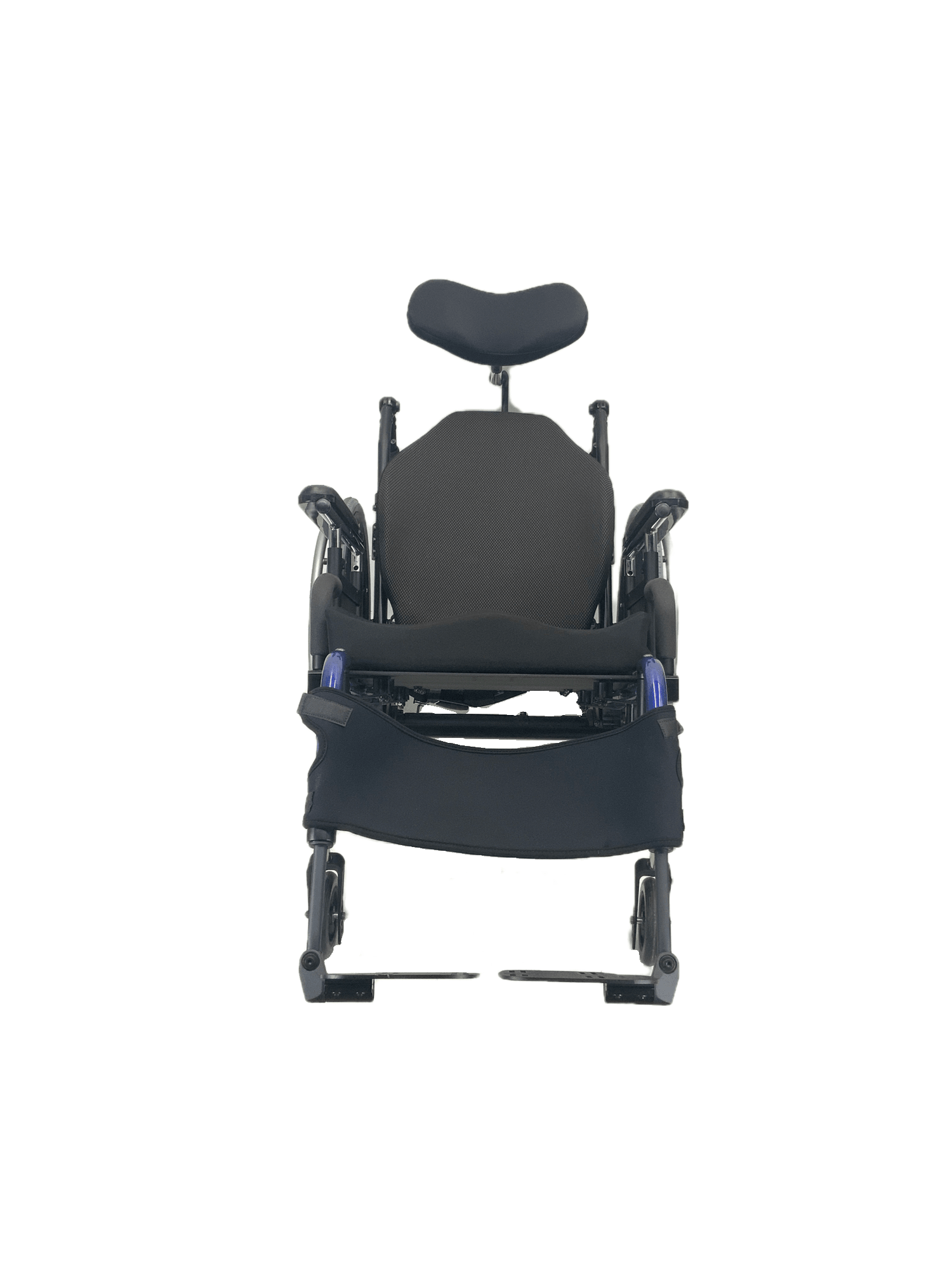 Like New Quickie Iris Tilt-In-Space Manual Wheelchair | 18" x 18" Seat | Seat Belt, Swing-Away Leg Rests, Contoured Backrest, Height Adjustable Push Handles-Mobility Equipment for Less
