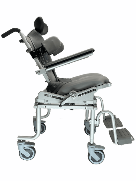Multichair 6000TILT Commode Shower Bench | Tilting, Disassemble, & Removable Leg Rests-Mobility Equipment for Less
