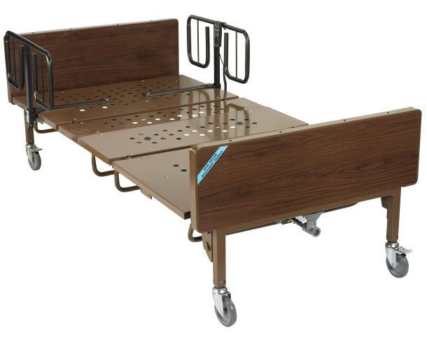 New Drive Medical Heavy Duty Full Electric Bariatric Homecare Hospital Bed Model 15300 | 42" Inch Wide Sleep Surface | 600lbs. Weight Capacity-Mobility Equipment for Less