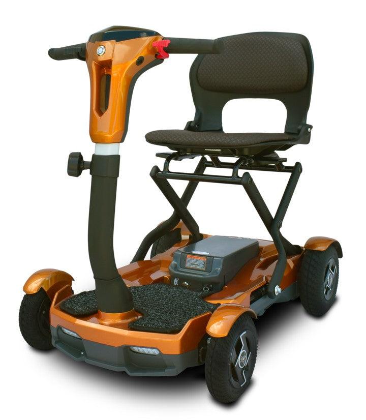 New EV Rider TeQno 4-Wheel Folding Mobility Scooter | Max Speed 6 MPH | 250 LBS Weight Capacity-Mobility Equipment for Less