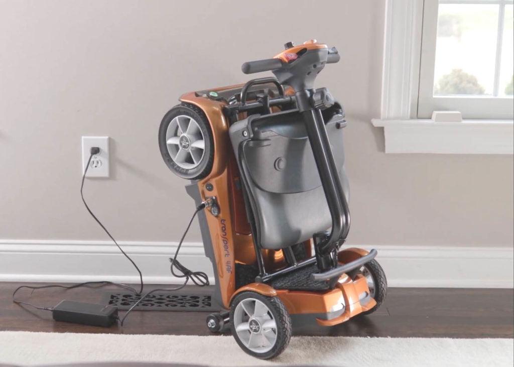 New EV Rider Transport 4AF Auto-Folding Mobility Scooter | Max Speed 4 MPH | 250 LBS Weight Capacity-Mobility Equipment for Less