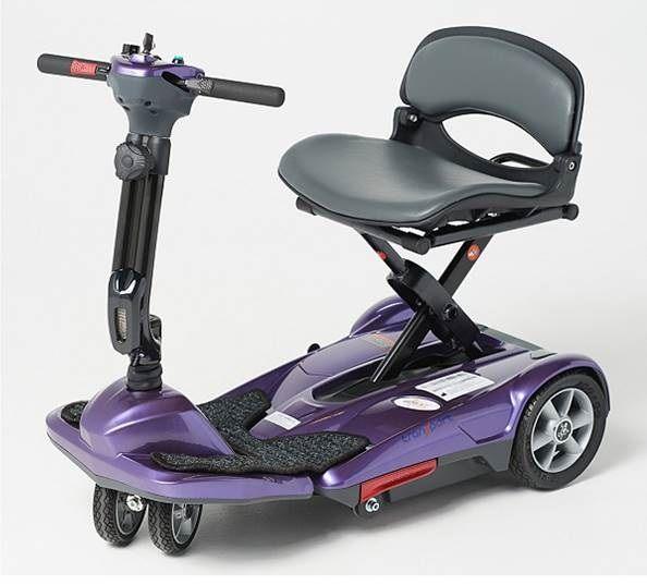 New EV Rider TranSport M 4-Wheel Folding Mobility Scooter | Max Speed 3.8 MPH | 250 LBS Weight Capacity-Mobility Equipment for Less