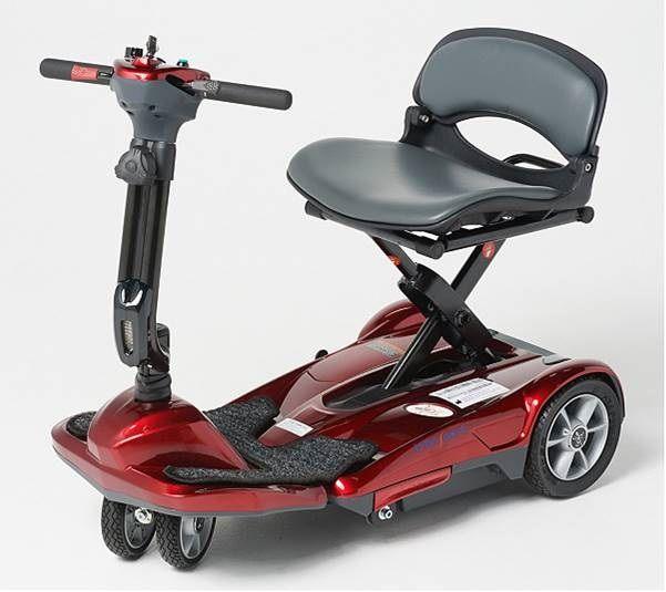 New EV Rider TranSport M 4-Wheel Folding Mobility Scooter | Max Speed 3.8 MPH | 250 LBS Weight Capacity-Mobility Equipment for Less