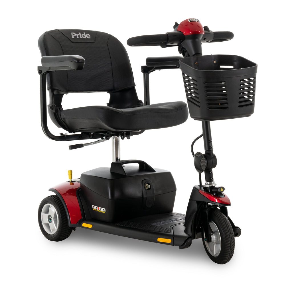 New Go-Go Elite Traveller 3-Wheel Mobility Scooter | Lightweight & Portable | 300 lbs. Weight Capacity-Mobility Equipment for Less
