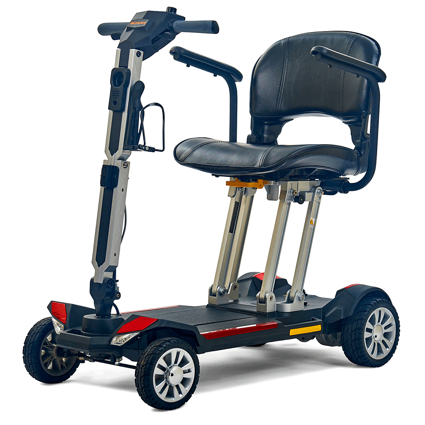New Golden Technologies Buzzaround Carry On 4-Wheel Folding Mobility Scooter | Max Speed 3.6 MPH | 300 LBS Weight Capacity-Mobility Equipment for Less