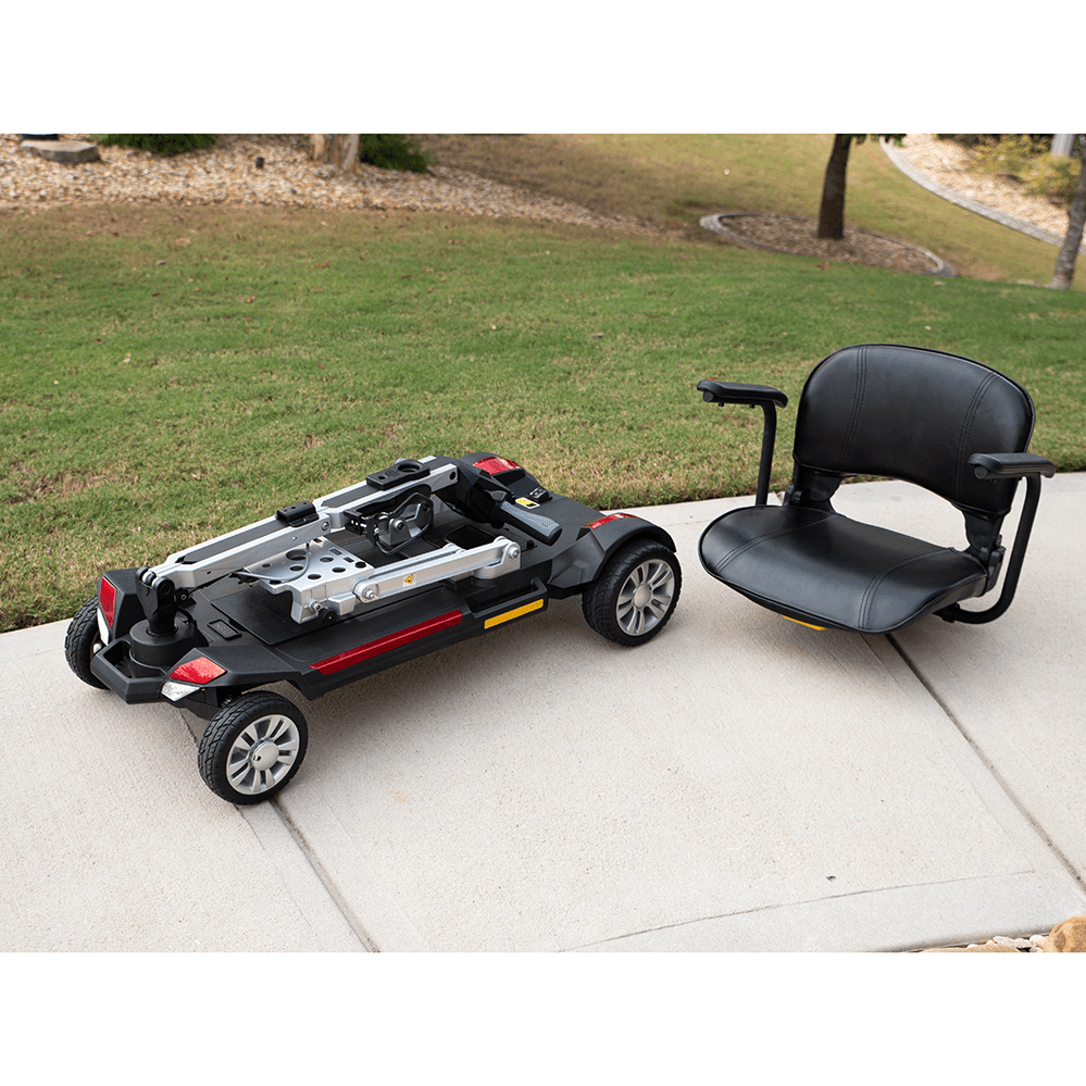 New Golden Technologies Buzzaround Carry On 4-Wheel Folding Mobility Scooter | Max Speed 3.6 MPH | 300 LBS Weight Capacity-Mobility Equipment for Less