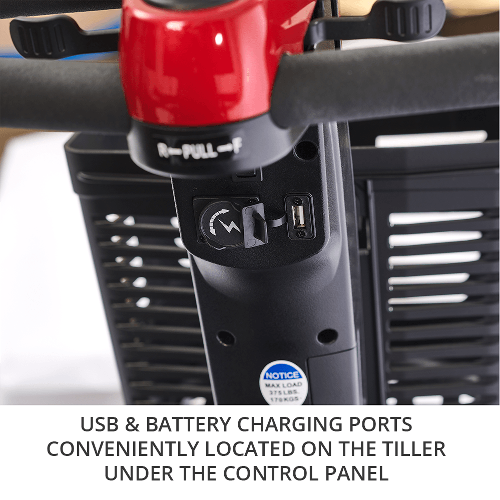 New Golden Technologies Buzzaround LX 3-Wheel Full Size Mobility Scooter | Max Speed 5 MPH | 375 LBS Weight Capacity-Mobility Equipment for Less