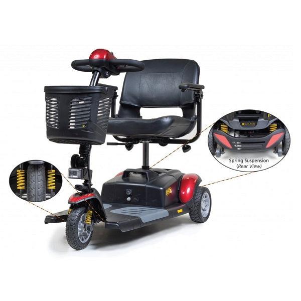 New Golden Technologies Buzzaround XLS HD 3-Wheel Full Size Mobility Scooter | Max Speed 4 MPH | 325 LBS Weight Capacity-Mobility Equipment for Less