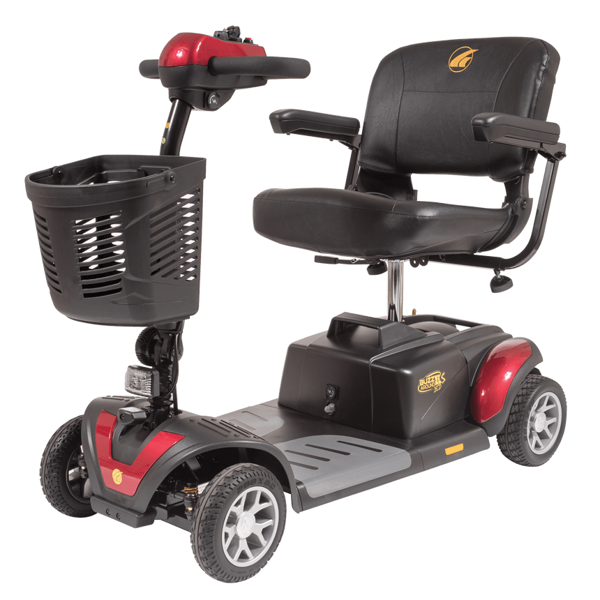 New Golden Technologies Buzzaround XLS HD 4-Wheel Full Size Mobility Scooter | Max Speed 4 MPH | 325 LBS Weight Capacity-Mobility Equipment for Less