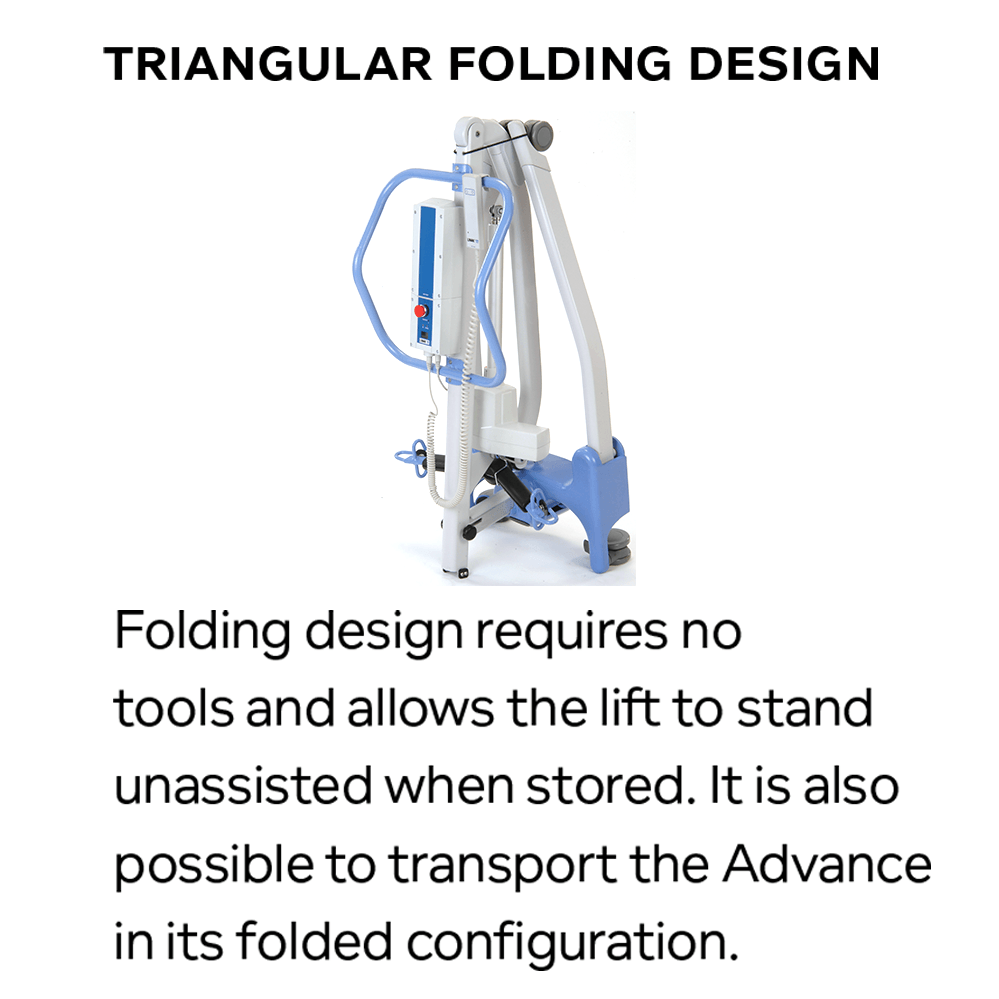 New Hoyer Advance Patient Lift | Foldable & Portable! | 340 LBS Weight Limit-Mobility Equipment for Less