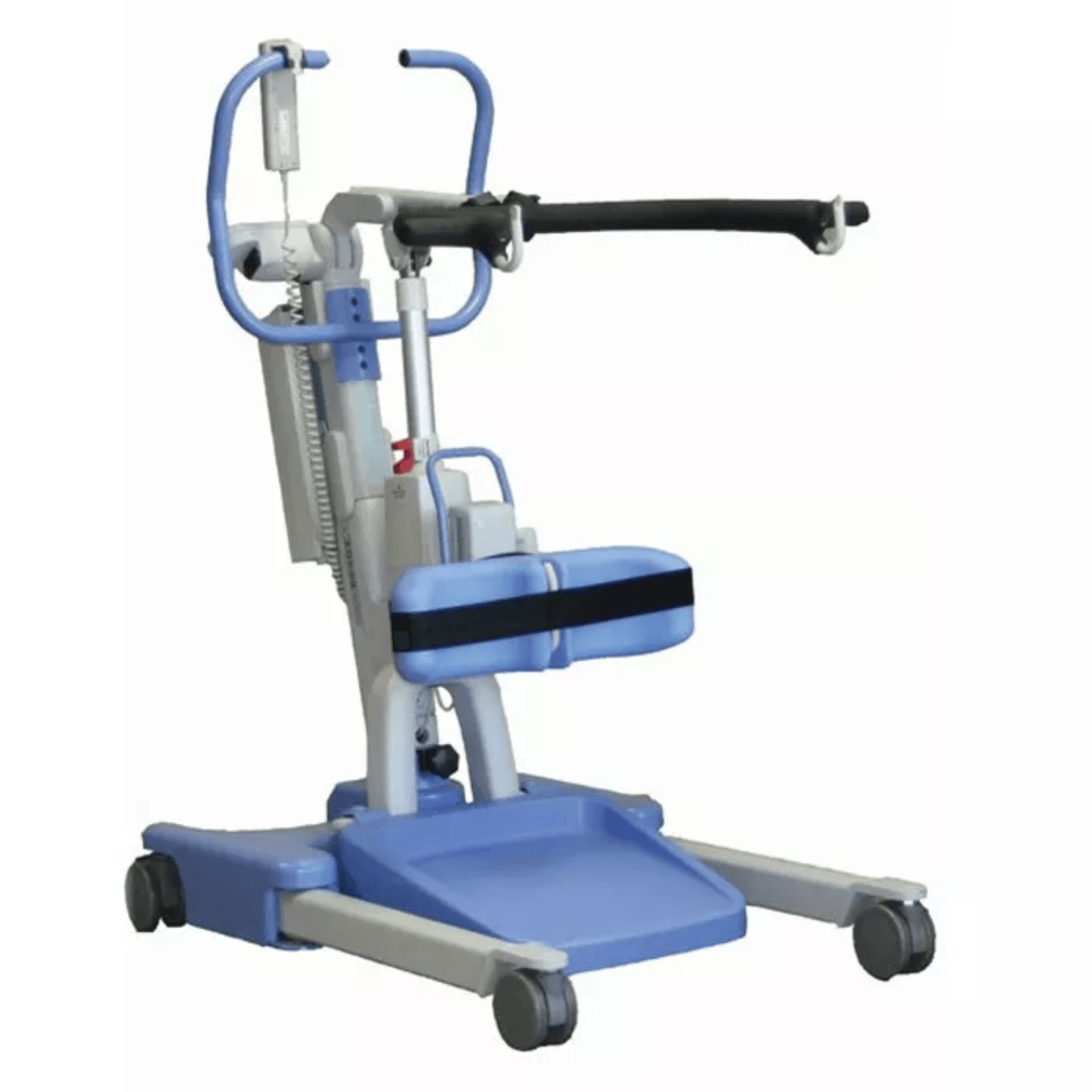 New Hoyer Elevate Stand Assist Patient Lift | 37 - 64.7 Inches | Power Operated Base, Sling Included, Adjustable Knee Pads, Detachable Foot Plate, Locking Casters-Mobility Equipment for Less