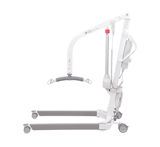 New Hoyer HPL500 Patient Lift | 20 - 76 Inches | Lifts Patient From Floor, Locking Casters | Multiple Base Options-Mobility Equipment for Less