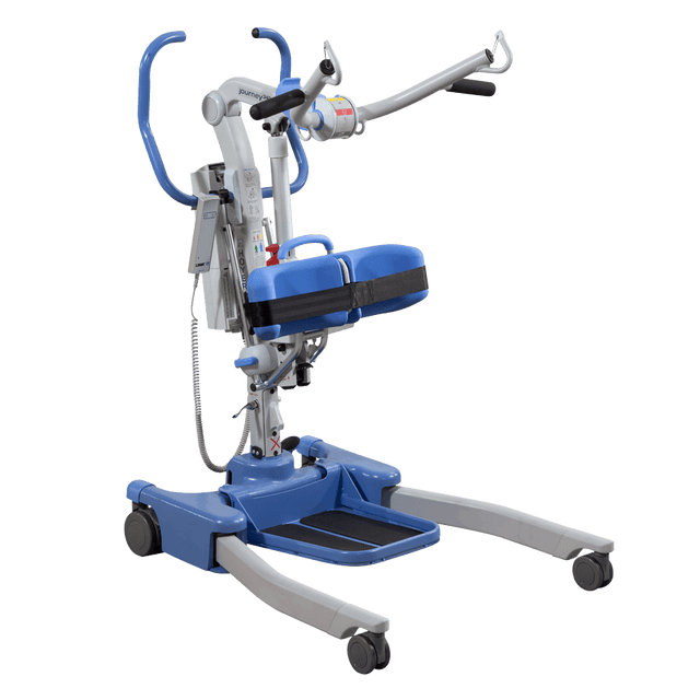 New Hoyer Journey Stand Assist Patient Lift | 28.4 - 60.2 Inches | Disassembles For Storage, Adjustable Knee Pads, Detachable Foot Plate, Locking Casters-Mobility Equipment for Less