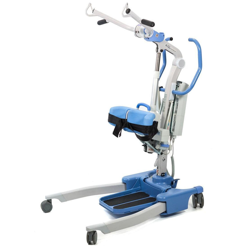 New Hoyer Journey Stand Assist Patient Lift | 28.4 - 60.2 Inches | Disassembles For Storage, Adjustable Knee Pads, Detachable Foot Plate, Locking Casters-Mobility Equipment for Less
