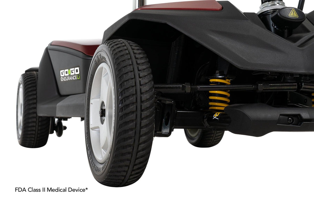 CTS Suspension on Pride Go Go Endurance Li Scooter