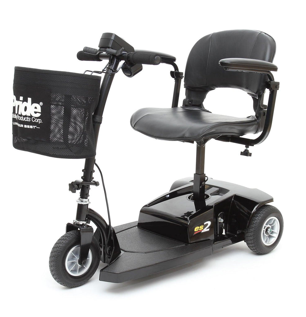 New Pride Mobility Go-Go ES2 3-Wheel Mobility Scooter | Max Speed 4 MPH | 250 LBS Weight Capacity-Mobility Equipment for Less