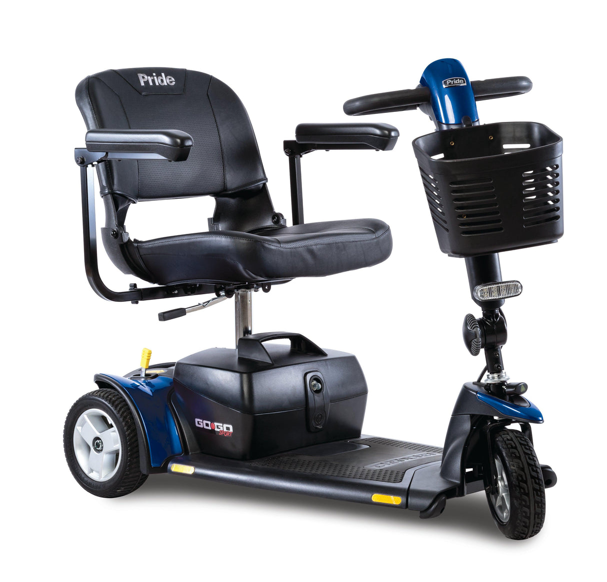New Pride Mobility Go-Go Sport 3-Wheel Mobility Scooter | Max Speed 4.7 MPH | 325 LBS Weight Capacity-Mobility Equipment for Less