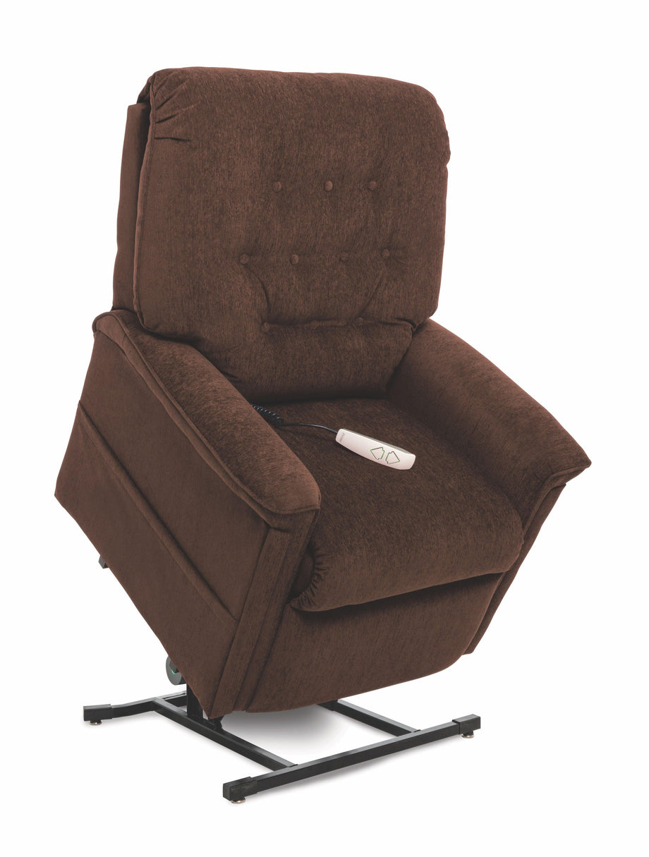 Petite online leather recliner
