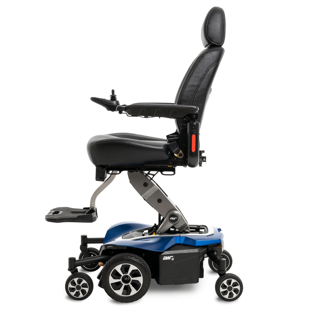 New Pride Mobility Jazzy Air 2 Power Chair | 12" Seat Elevate | Mid-Wheel Drive-Mobility Equipment for Less