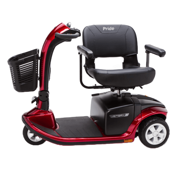 New Pride Mobility Victory 9 3-Wheel Mobility Scooter | Max Speed 5.3 MPH | 300 LBS Weight Capacity-Mobility Equipment for Less