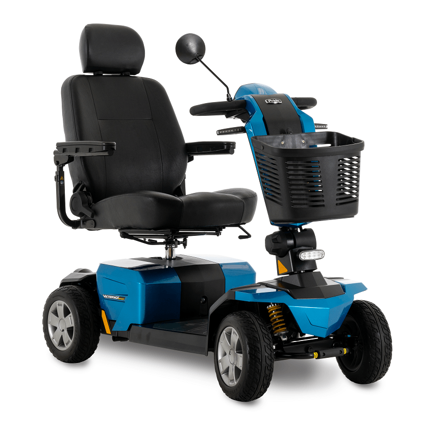 New Pride Mobility Victory LX Sport 4-Wheel Mobility Scooter | Max Speed 8 MPH | 400 LBS Weight Capacity-Mobility Equipment for Less