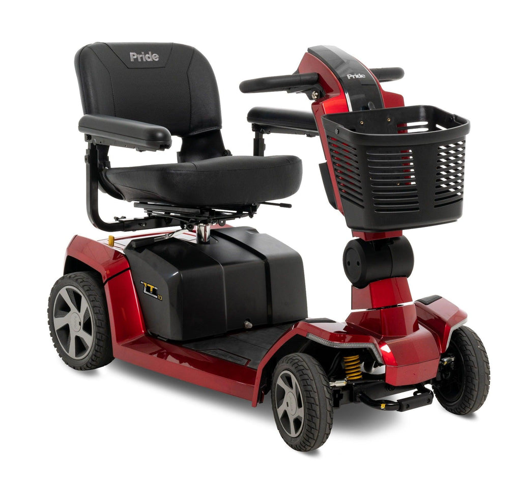 New Pride Mobility Zero Turn 10 (ZT10) 4-Wheel Mobility Scooter | Max Speed 7 MPH | 400 LBS Weight Capacity-Mobility Equipment for Less