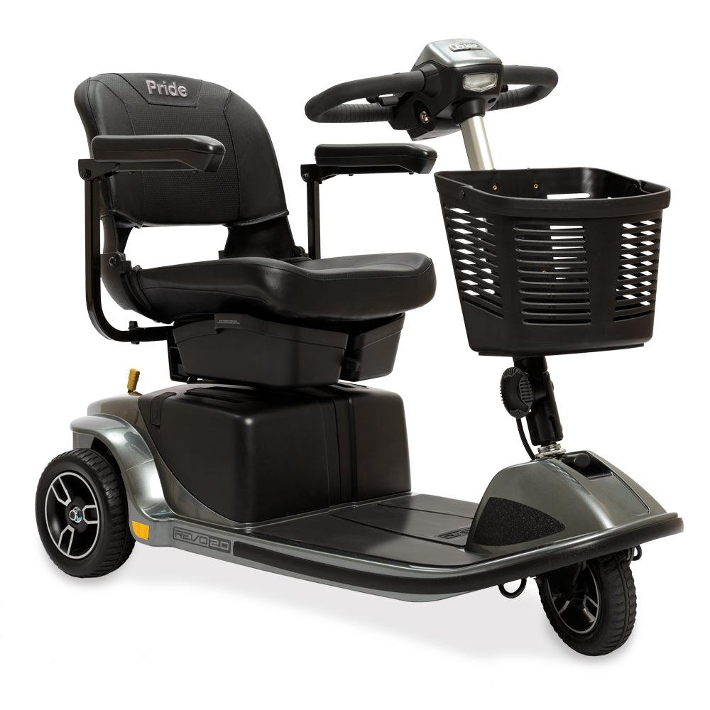 New Pride Revo 2.0 3-Wheel Mobility Scooter | Max Speed 5 MPH | 400 LBS Weight Capacity-Mobility Equipment for Less
