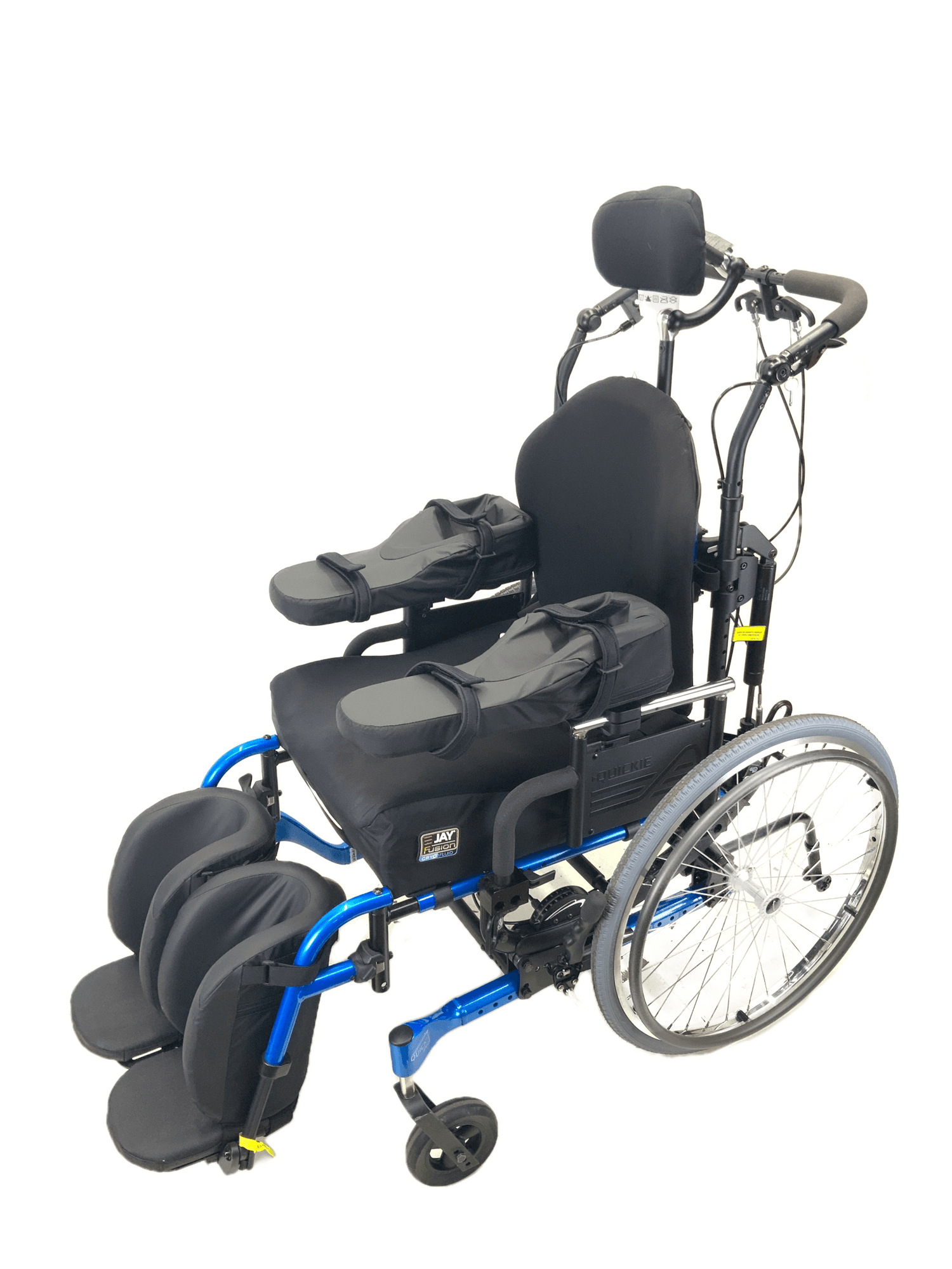 New Quickie Iris Tilt-In-Space Manual Wheelchair | 17"x 21" Seat | Reclining Backrest | Arm Troughs & Foot Box-Mobility Equipment for Less