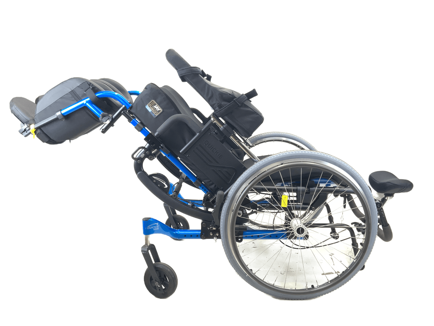 New Quickie Iris Tilt-In-Space Manual Wheelchair | 17"x 21" Seat | Reclining Backrest | Arm Troughs & Foot Box-Mobility Equipment for Less