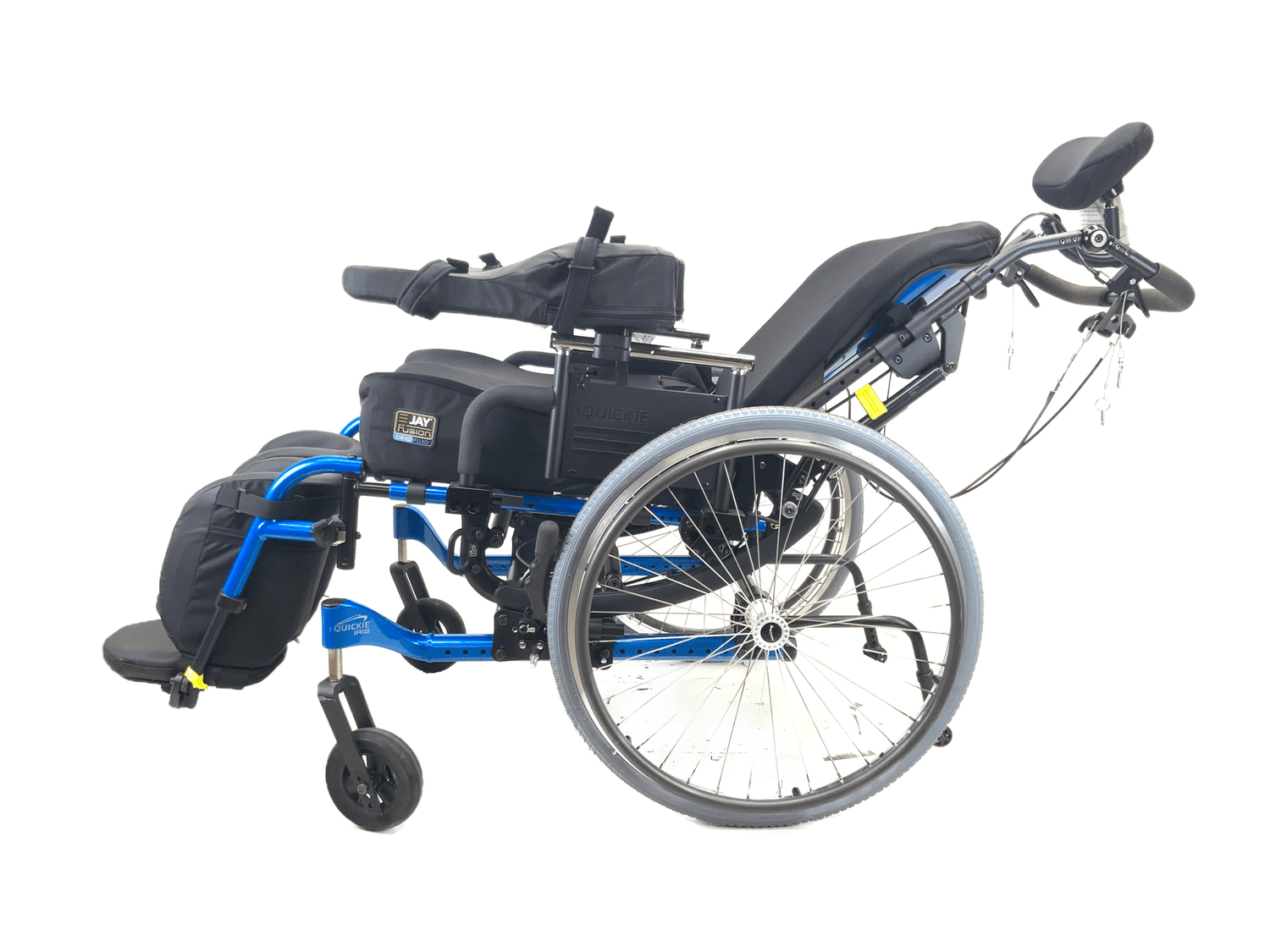 New Quickie Iris Tilt-In-Space Manual Wheelchair | 17"x 21" Seat | Reclining Backrest | Arm Troughs & Foot Box-Mobility Equipment for Less
