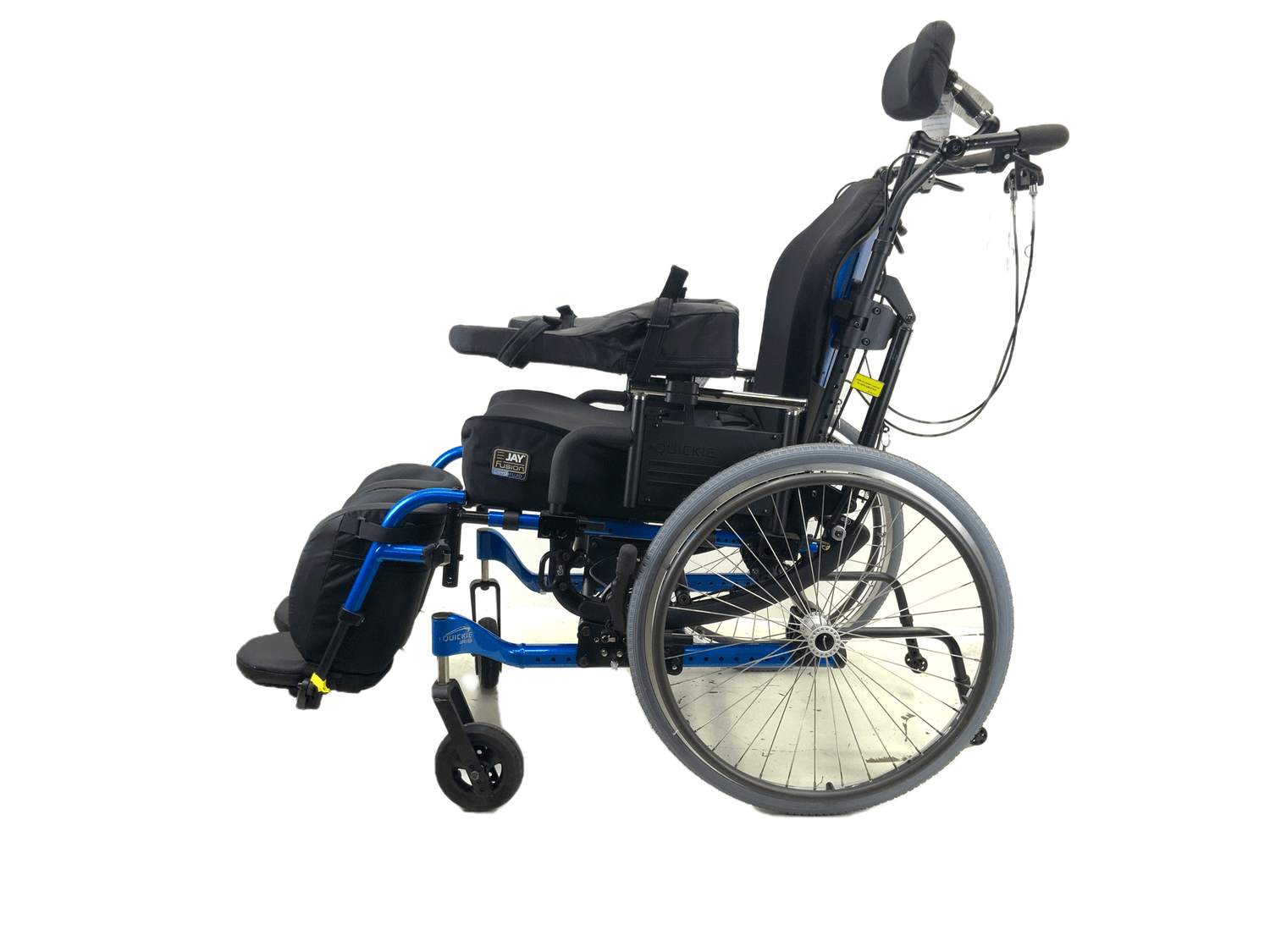 New Quickie Iris Tilt-In-Space Manual Wheelchair | 17"x 21" Seat | Reclining Backrest | Arm Troughs & Foot Box-Mobility Equipment for Less