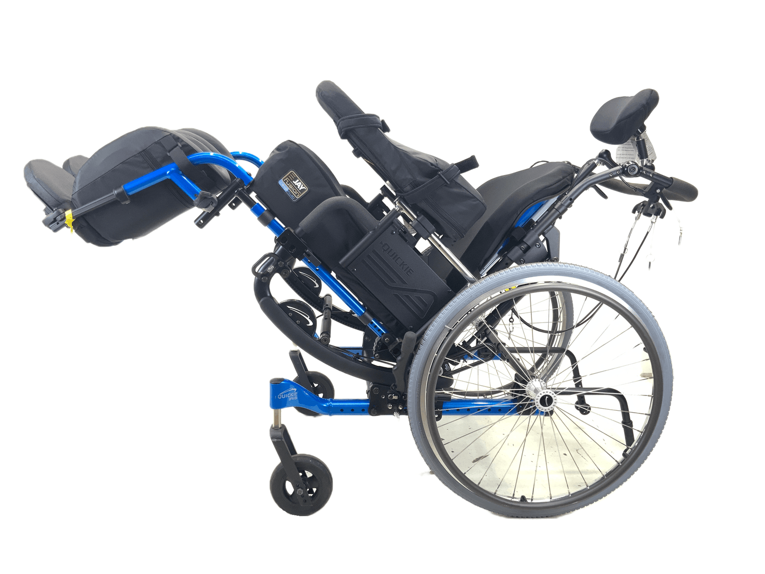 New Quickie Iris Tilt-In-Space Manual Wheelchair | 17"x 21" Seat | Reclining Backrest | Arm Troughs & Foot Box-Mobility Equipment for Less