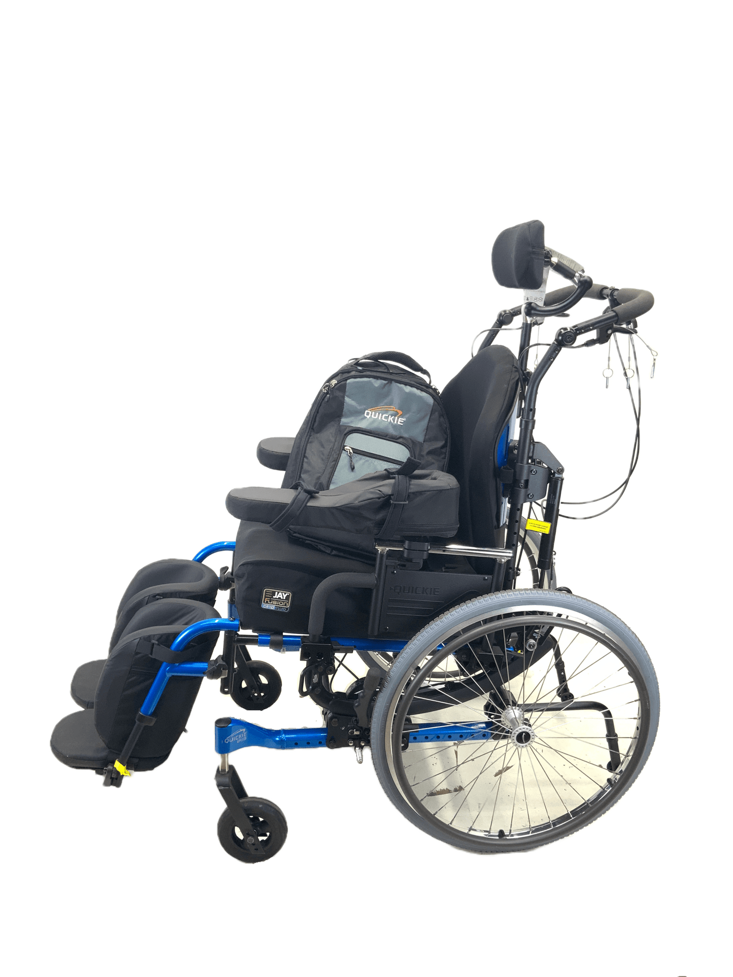 New Quickie Iris Tilt-In-Space Manual Wheelchair | 17"x 21" Seat | Reclining Backrest | Arm Troughs & Foot Box-Mobility Equipment for Less