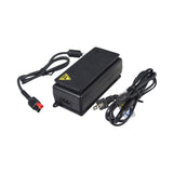 Overhead view of Pride Mobility iRide & iRide 2 battery charger, disassembled