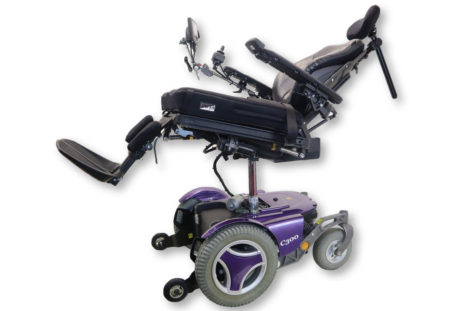 Permobil C300 Power Chair | Seat Elevate, Tilt, Recline & Legs | 20" x 19" Seat-Mobility Equipment for Less