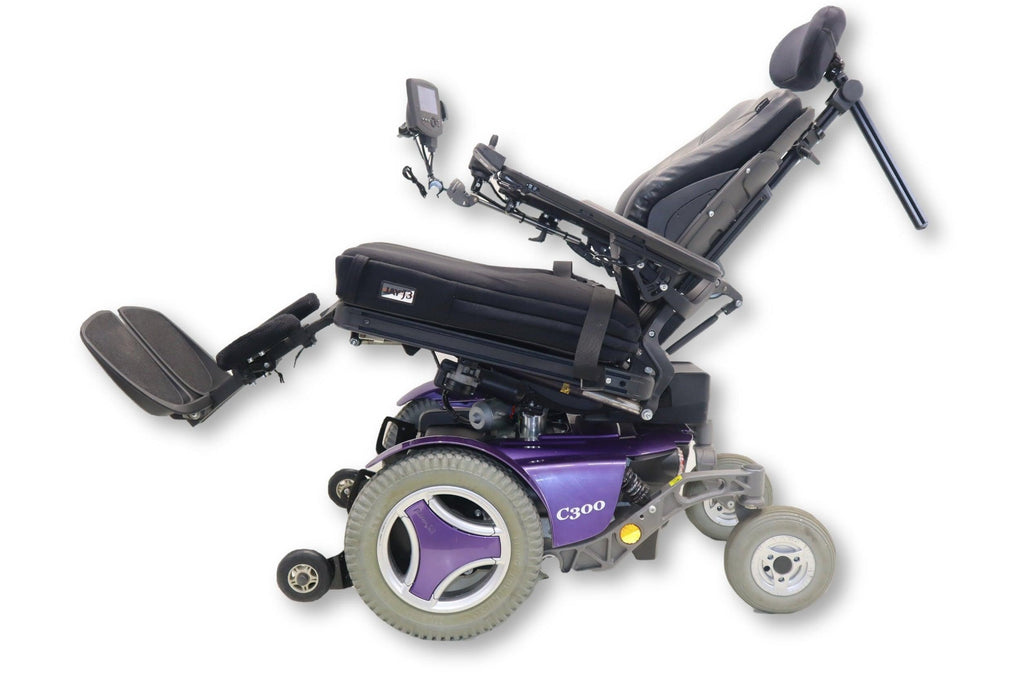 Permobil C300 Power Chair | Seat Elevate, Tilt, Recline & Legs | 20" x 19" Seat-Mobility Equipment for Less