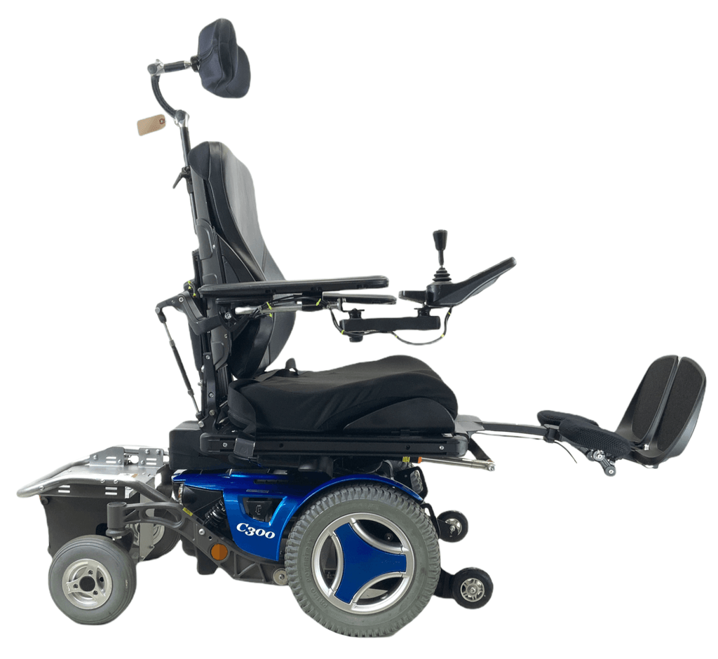 Permobil C300 Rehab Power Wheelchair | 22 x 21 Seat | Seat Elevate, Tilt, Recline, Power Legs | 82% Savings!-Mobility Equipment for Less