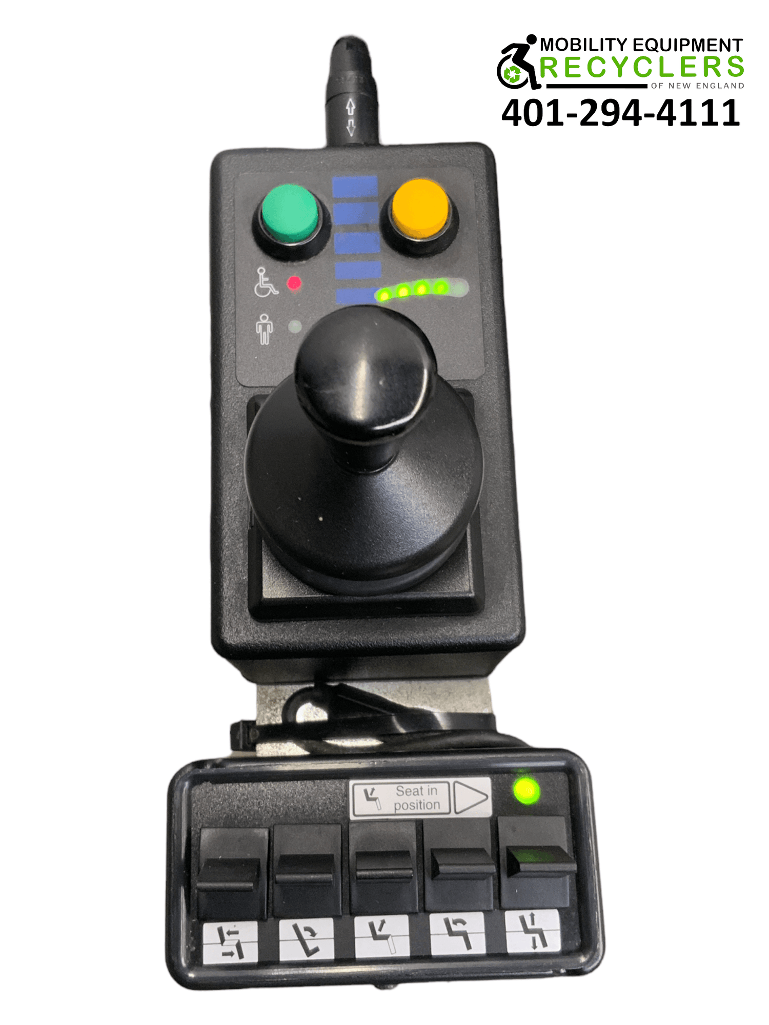 permobil black chairman 2k power wheelchair attendant control