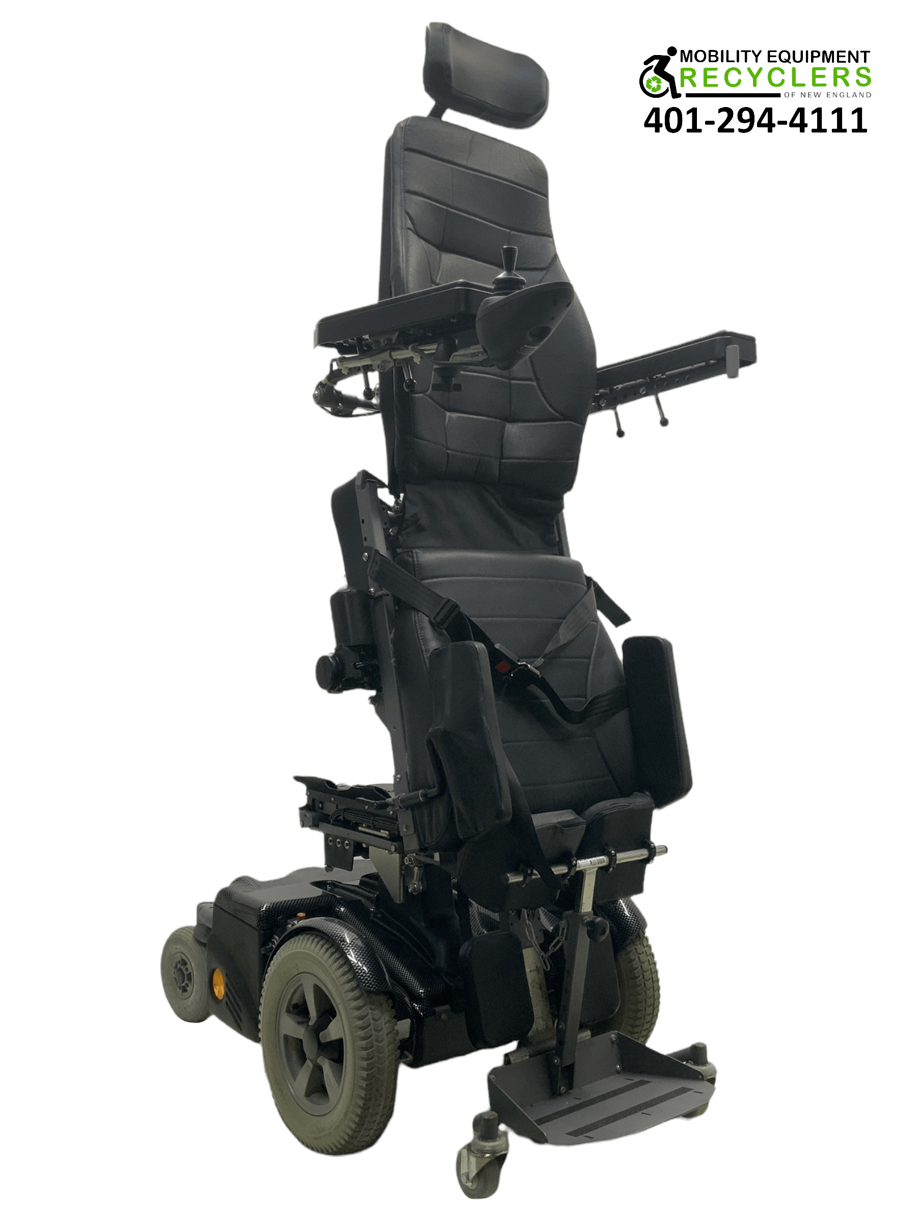 PermobilChairman2kRehabPowerChair|17x20Seat|VerticalStanding,SeatElevate,Tilt,Recline+PowerLegs