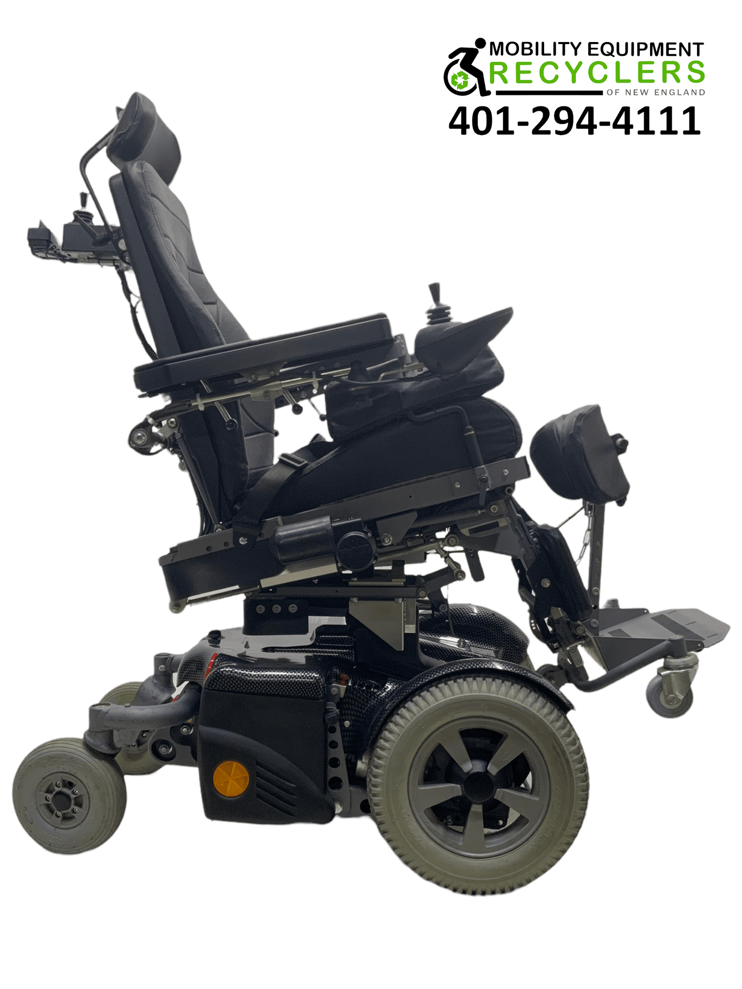 permobil black chairman 2k motorized wheelchair