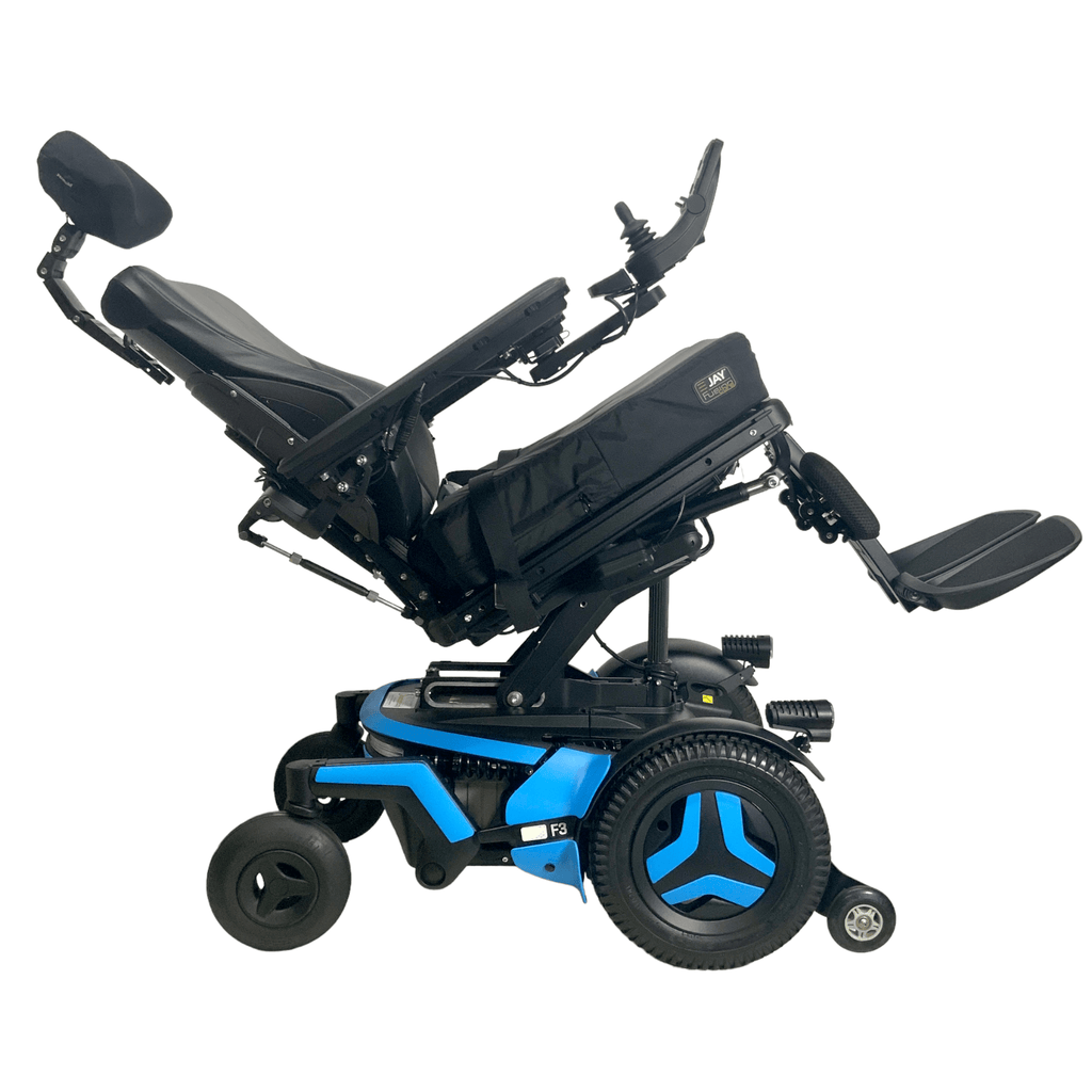 Permobil F3 Corpus Electric Wheelchair | 19 x 21 Seat | Seat Elevate, Lighting Kit - Mobility Equipment for Less