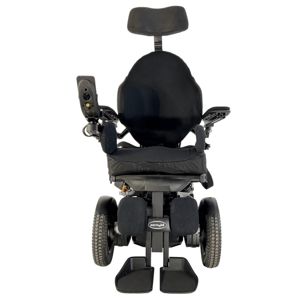 Permobil F3 Corpus Rehab Power Chair | 17 x 20.5 Seat |  Contoured Backrest, Seat Elevate - Mobility Equipment for Less