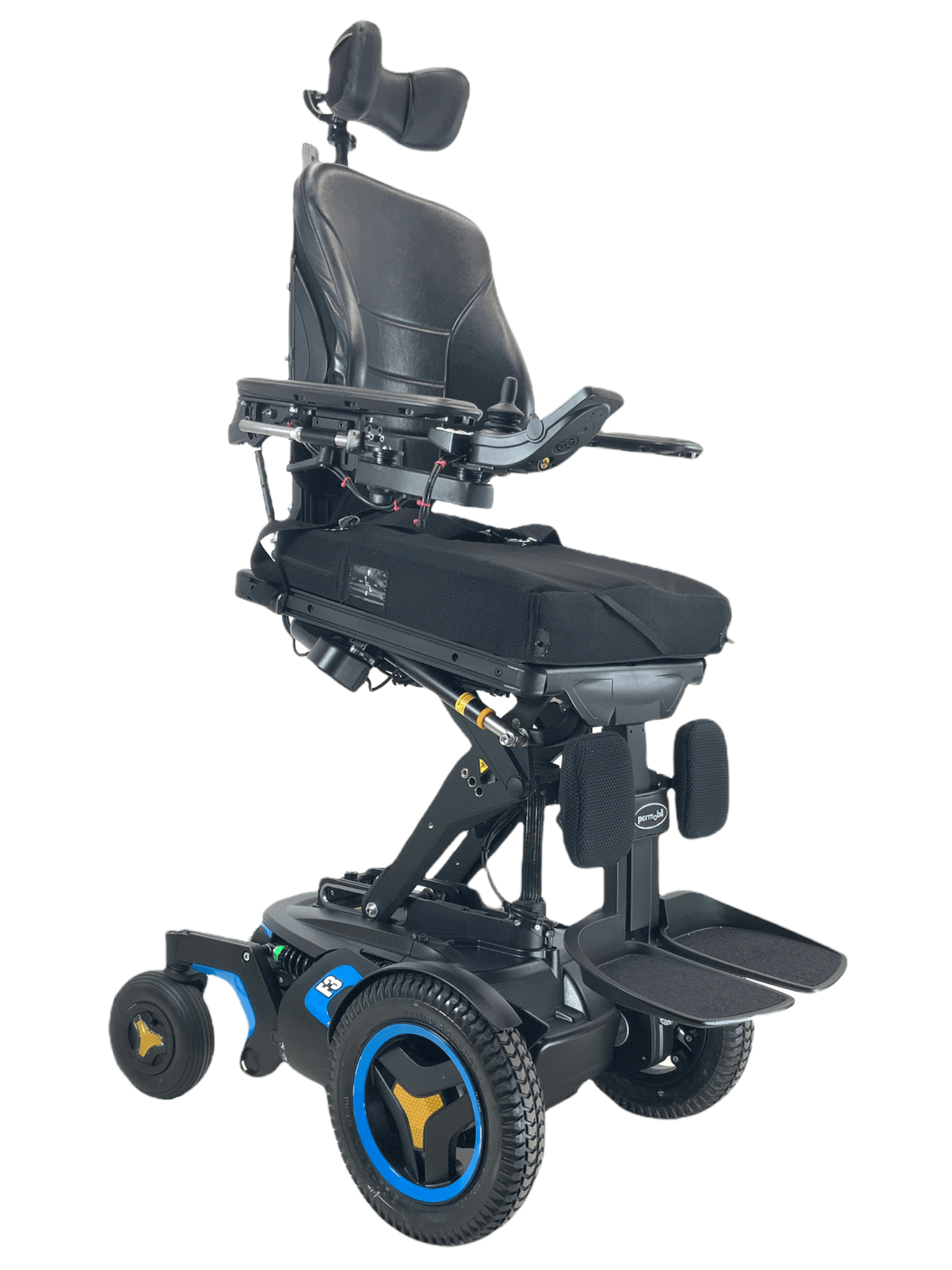 Permobil F3 Corpus Rehab Power Chair | 18 x 20 Seat | Seat Elevate, Tilt, Recline, Power Legs, Anterior Tilt | 84% Savings!-Mobility Equipment for Less
