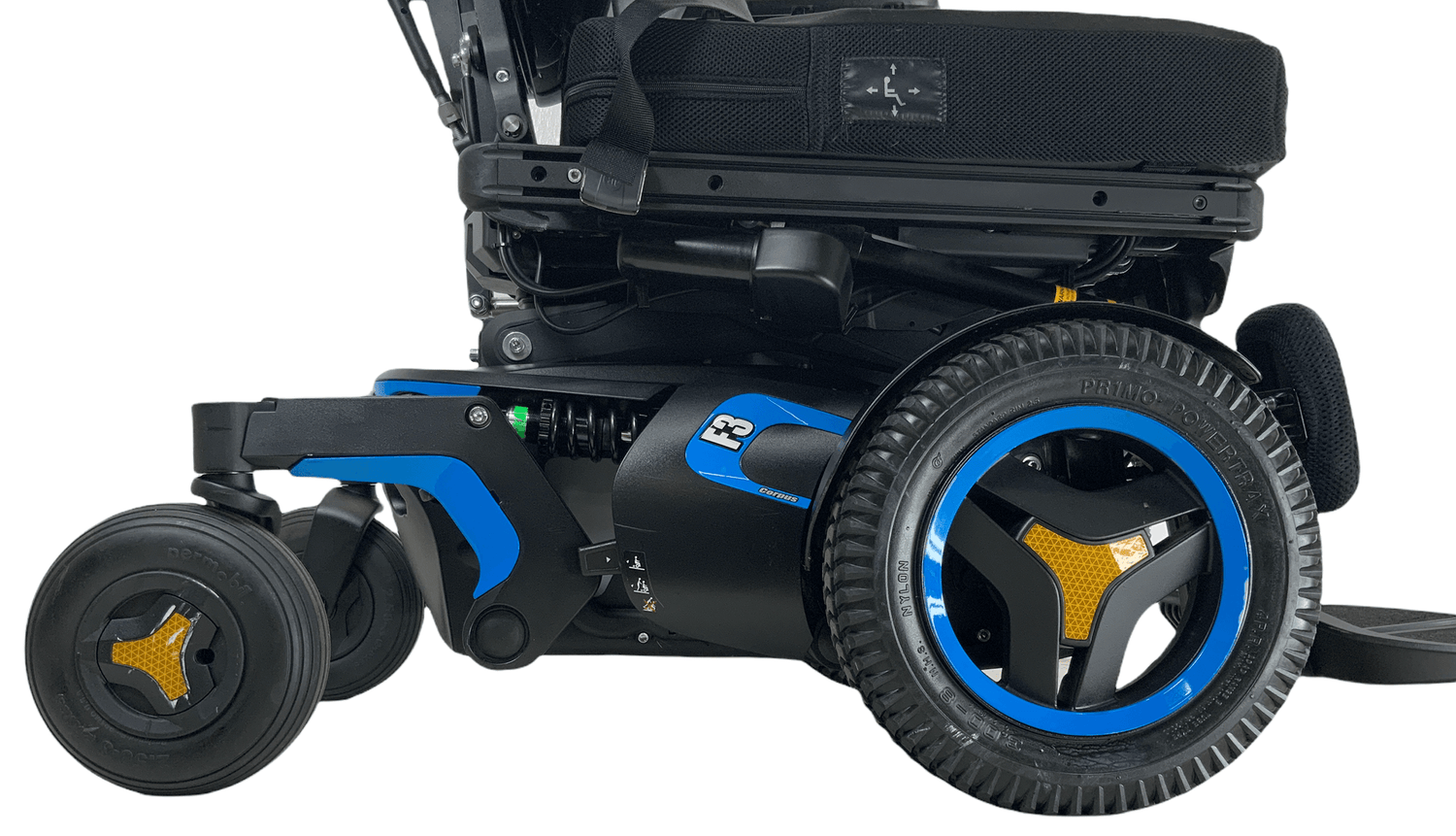 Permobil F3 Corpus Rehab Power Chair | 18 x 20 Seat | Seat Elevate, Tilt, Recline, Power Legs, Anterior Tilt | 84% Savings!-Mobility Equipment for Less