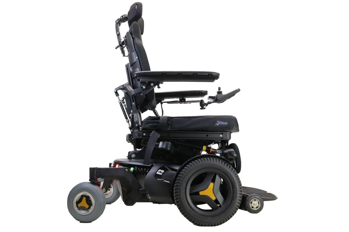 Permobil F3 Power Wheelchair With Seat Elevate, Tilt, Recline, & Power Legs | Head Lights, Tail Lights, & Left/Right Turn Signals-Mobility Equipment for Less