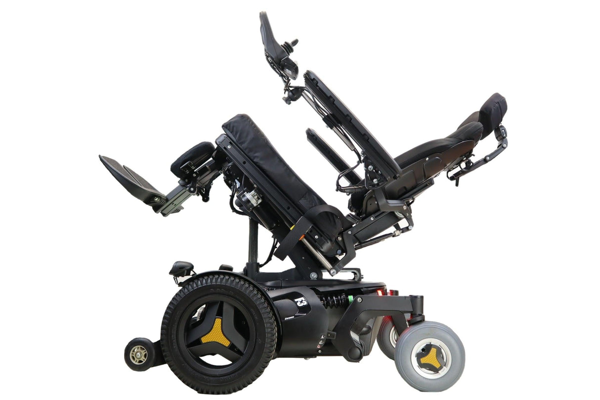 Permobil F3 Power Wheelchair With Seat Elevate, Tilt, Recline, & Power Legs | Head Lights, Tail Lights, & Left/Right Turn Signals-Mobility Equipment for Less