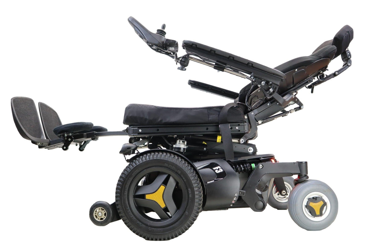 Permobil F3 Power Wheelchair With Seat Elevate, Tilt, Recline, & Power Legs | Head Lights, Tail Lights, & Left/Right Turn Signals-Mobility Equipment for Less